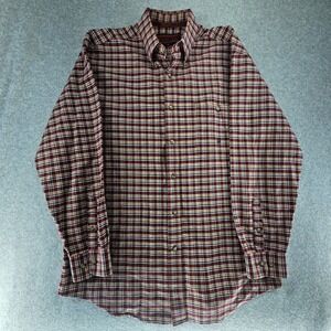 VTG Wrangler 20X Western Shirt Mens LARGE Plaid Flip Cuffs Pocket Long Sleeve‎
